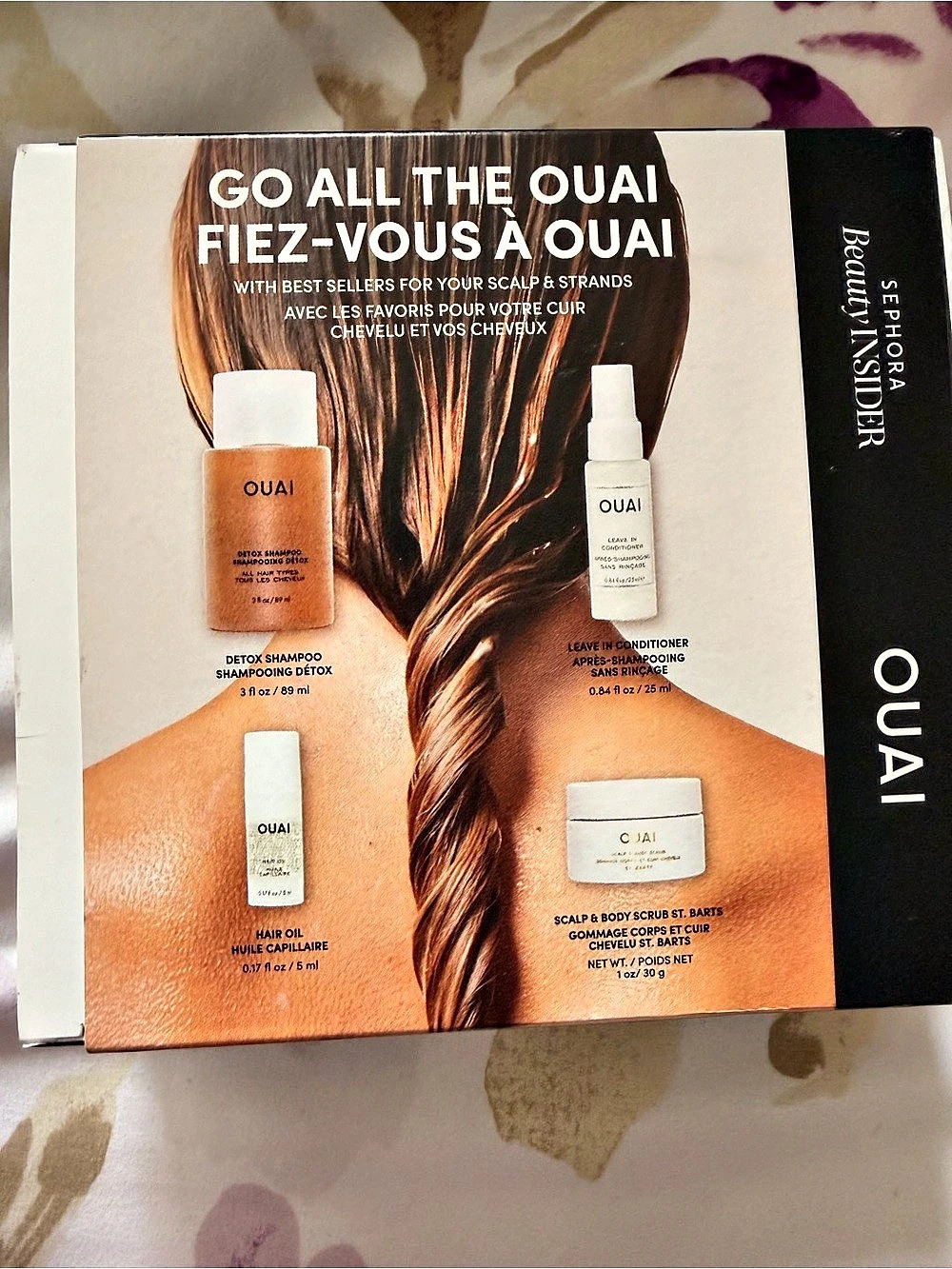OUAI Sephora Beauty Insider 500-Point Reward Set Hair Care Set NWT